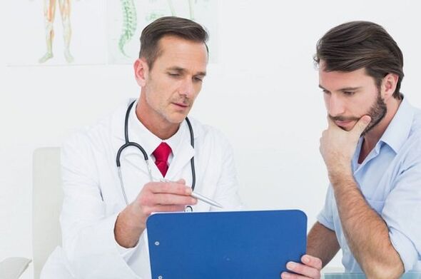 Ver a un médico por prostatitis calculosa